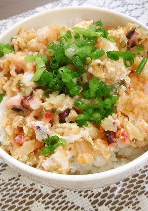 たこ玉丼-レシピのメイン写真