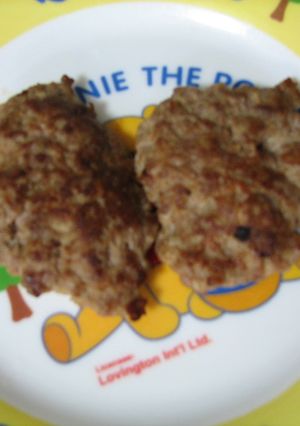 ラム肉のハンバーグ-レシピのメイン写真