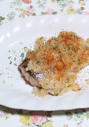 塩鯖のレモンオニオンソース-レシピのメイン写真