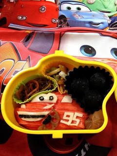 カーズ ライトニング マックイーンお弁当-レシピのメイン写真