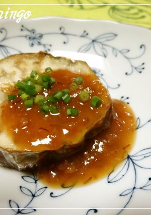 ちょっと甘めのお味噌で♡丸茄子の田楽-レシピのメイン写真