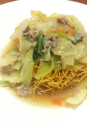 あんかけ固焼きそば-レシピのメイン写真
