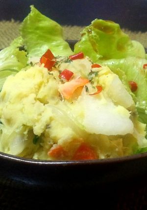 梨とさつまいもの優甘ポテトサラダ-レシピのメイン写真