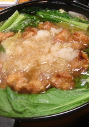 鶏のから揚げみぞれ鍋-レシピのメイン写真