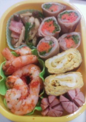 海老のパスタソース和え☆お弁当に-レシピのメイン写真