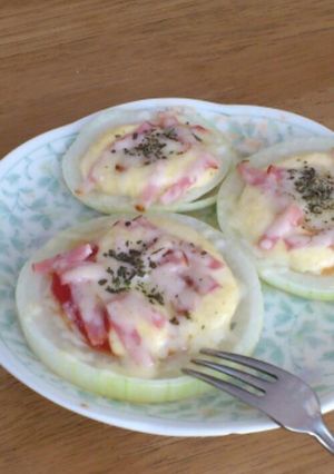 簡単！ダイエットに！玉ねぎピザ-レシピのメイン写真