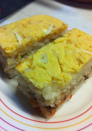 簡単☆シーチキンと椎茸の押し寿司-レシピのメイン写真