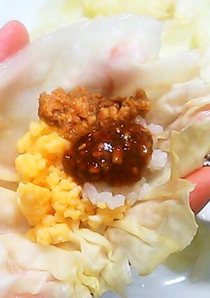 サムパッ☆キャベツ包みごはん-レシピのメイン写真