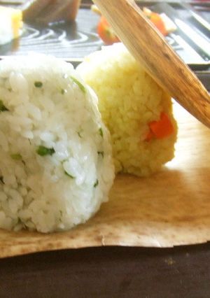 パクチーおにぎり★-レシピのメイン写真