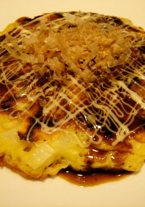 長いもたっぷり☆しゃきしゃきお好み焼き！-レシピのメイン写真
