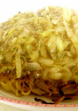 貧しい「五目」餡かけ焼きそば-レシピのメイン写真