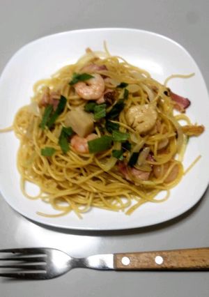 旨みぎっしり！あたりめのパスタ-レシピのメイン写真