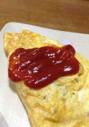 パパの玉ねぎオムレツ【簡単・朝食】-レシピのメイン写真