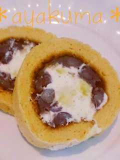 卵焼き器で☆米粉ときなこのロールケーキ-レシピのメイン写真