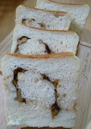 ミルクたっぷり米粉入りチョコくるみ食パン-レシピのメイン写真