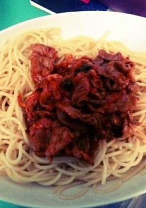 簡単あっさり☆豚キムチパスタ-レシピのメイン写真