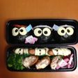 運動会のお弁当中1の愛息子に(^з^)