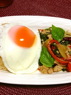 ガパオ・タイ風バジル炒めご飯-レシピのメイン写真