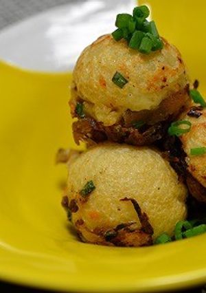 タコパーにぴったり!牛ごぼう佃煮焼き-レシピのメイン写真