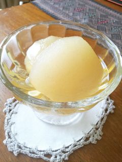 簡単!梨のコンポート(o^^o)♪-レシピのメイン写真