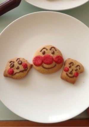 きな粉入り☆アンパンマンクッキー-レシピのメイン写真