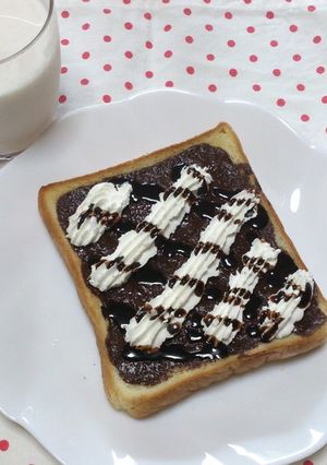 Wチョコトースト-レシピのメイン写真