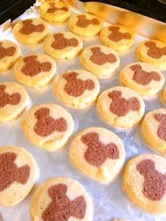 ミッキー型アイスボックスクッキー♡♡-レシピのメイン写真