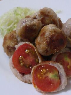 ミニトマトの豚肉巻き-レシピのメイン写真
