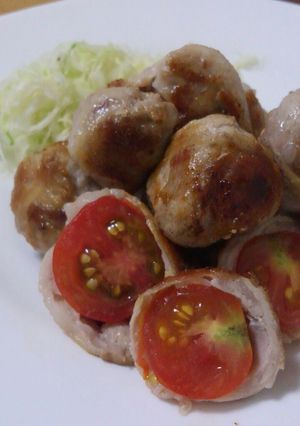 ミニトマトの豚肉巻き-レシピのメイン写真