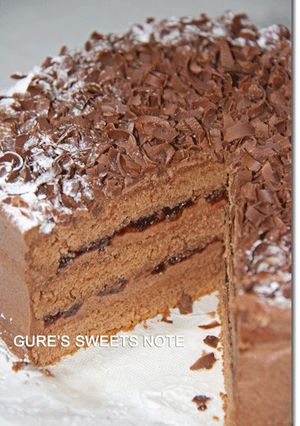 ブラックチェリーの生チョコケーキ-レシピのメイン写真