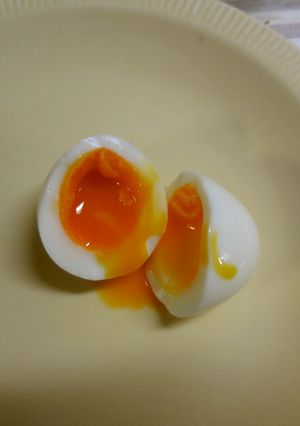 奇跡だ、生まれて初めての半熟卵、無傷-レシピのメイン写真