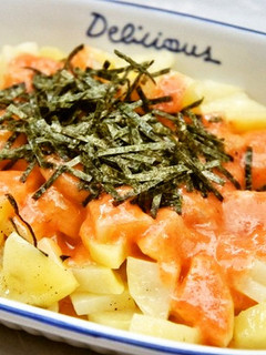 市販のソースで、あったかポテトサラダ♪-レシピのメイン写真
