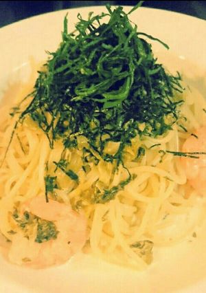 大体再現、パステルの高菜クリームパスタ-レシピのメイン写真