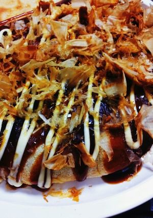 フライパンひとつで♪デカたこ焼き-レシピのメイン写真