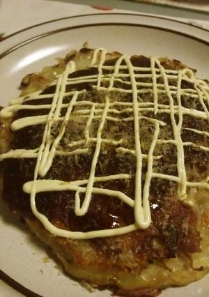 きのこたっぷりチーズお好み焼き-レシピのメイン写真
