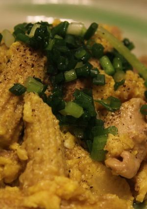 ヤングコーンと豚肉の卵炒め-レシピのメイン写真