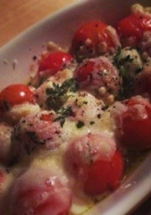 ホットカプレーゼ♪トマトとチーズのグリル-レシピのメイン写真