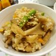 玄米のキノコご飯