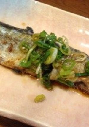 *焼きさんまのねぎソース*-レシピのメイン写真
