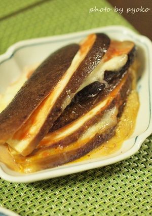 秋茄子とモッツァレラチーズの酒蒸し-レシピのメイン写真