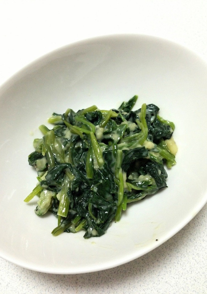 ほうれん草のクリーム煮-レシピのメイン写真