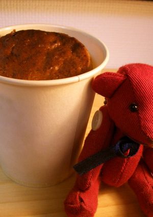 紙コップで紅茶バナナカップケーキ-レシピのメイン写真