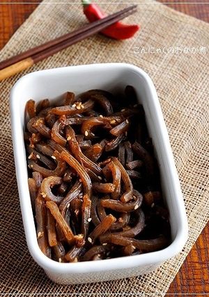 我が家の常備菜④ こんにゃくのおかか煮-レシピのメイン写真