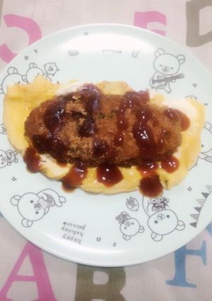 ３分以内アレンジ　出来合いメンチに一手間-レシピのメイン写真