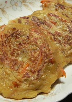 切干大根の煮物deリメイクお好み焼き-レシピのメイン写真
