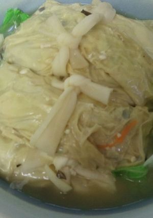 けんちん湯葉包み煮-レシピのメイン写真