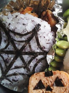キャラ弁!簡単ハロウィンおにぎり☆-レシピのメイン写真