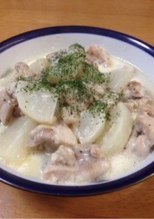 子供が大好き♡鶏肉と大根の洋風煮♪-レシピのメイン写真