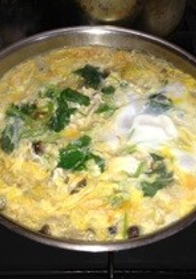 鶏そぼろ卵とじ-レシピのメイン写真