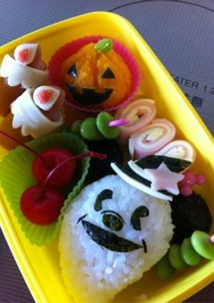 ☆ハロウィンミッキー☆キャラ弁♡-レシピのメイン写真
